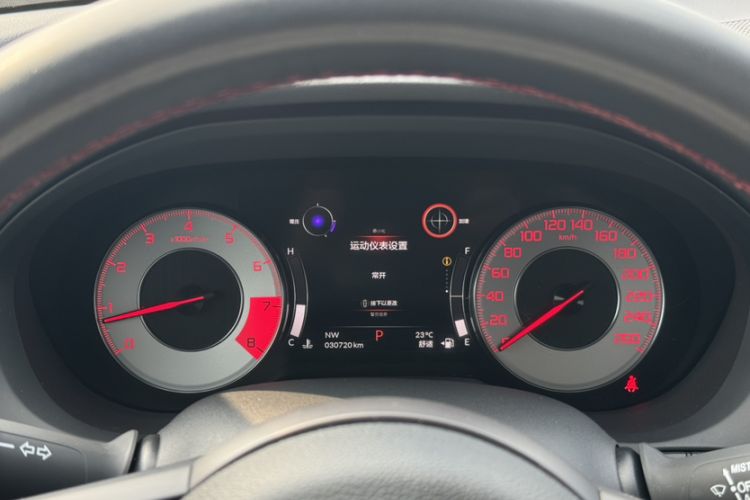 Used Acura RDX 2020 2.0T Prestige · A-Spec Sport Edition Odometer Close Up