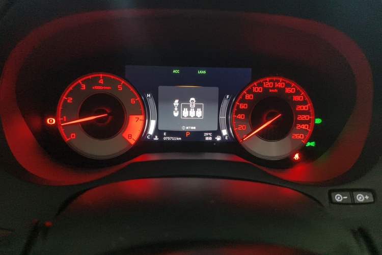 Used Acura RDX 2020 2.0T Diamond Edition A-Spec Sport SH-AWD Odometer Close Up
