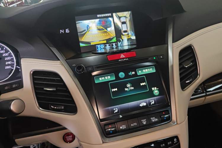 Used Acura RLX 2013 3.5L PAWS Edition Audio And AC Panel