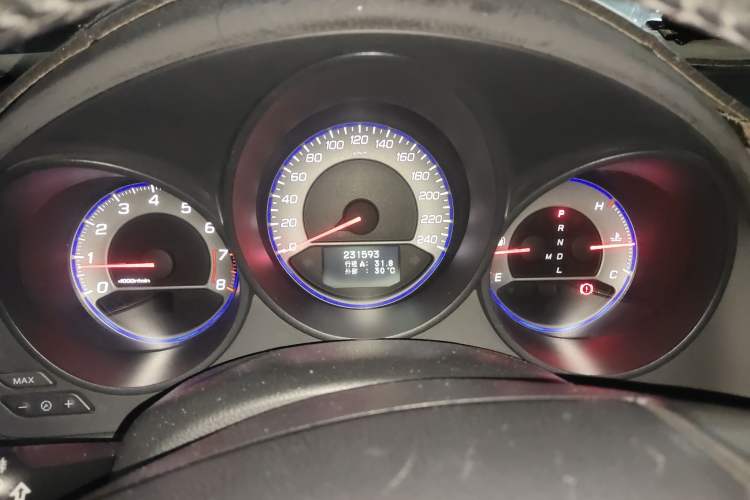Used Acura TL 2006 3.2 Xuanhang Edition Odometer Close Up