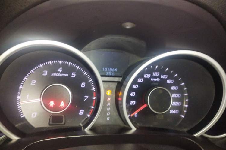 Used Acura TL 2009 3.5 Standard Edition Odometer Close Up