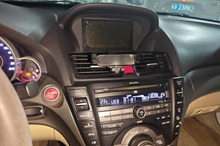 Used Acura TL 2009 3.5 Standard Edition Audio And AC Panel