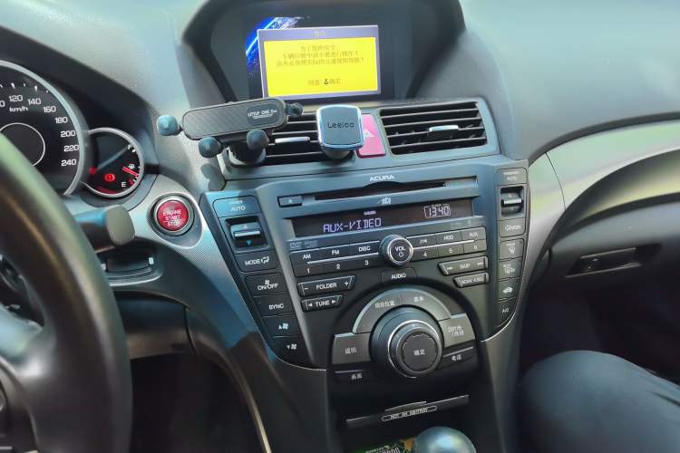 Used Acura TL 2012 3.5 Standard Edition Audio And AC Panel