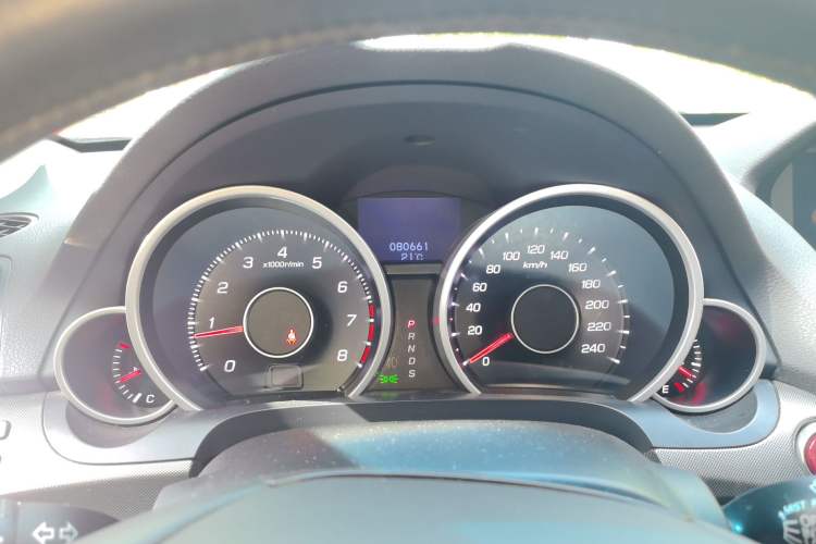 Used Acura TL 2012 3.5 Standard Edition Odometer Close Up