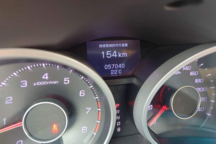 Used Acura TL 2012 3.5 Standard Edition Odometer Close Up