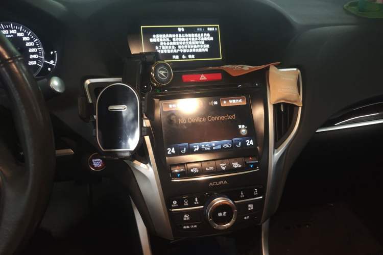 Used Acura TLX 2015 2.4L Luxury Edition Audio And AC Panel