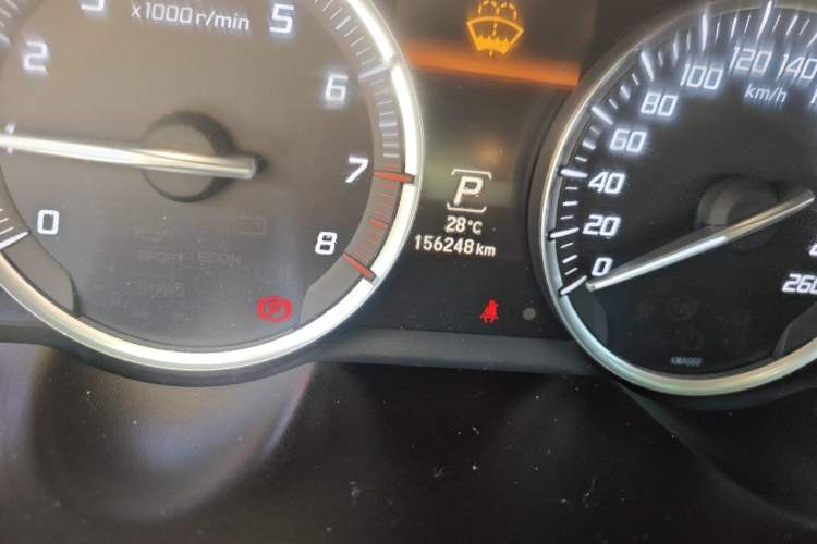 Used Acura TLX 2015 2.4L Elite Edition Odometer Close Up