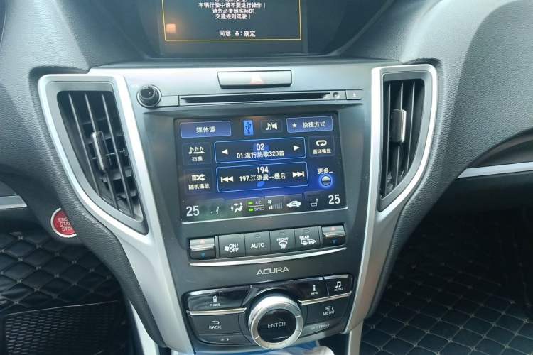 Used Acura TLX-L 2018 2.4L Enjoy Edition Audio And AC Panel