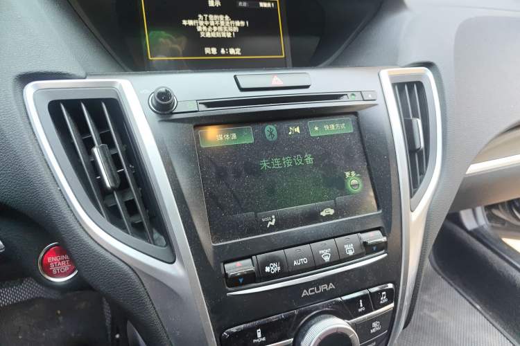 Used Acura TLX-L 2018 2.4L Comfort Edition Audio And AC Panel