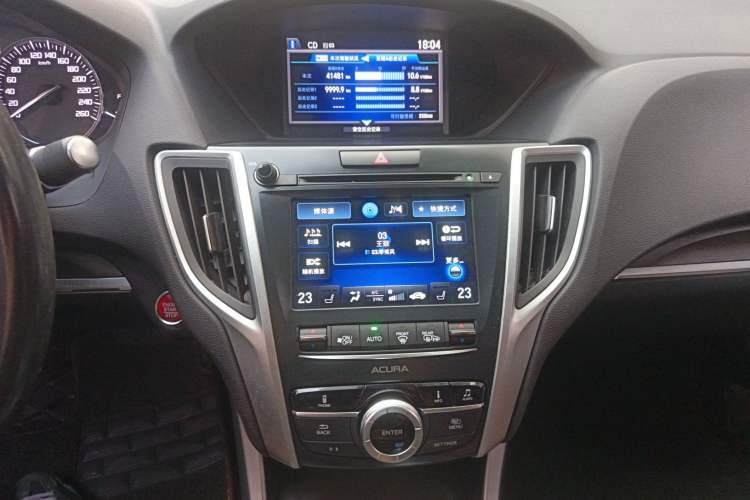 Used Acura TLX-L 2018 2.4L Deluxe Edition Audio And AC Panel