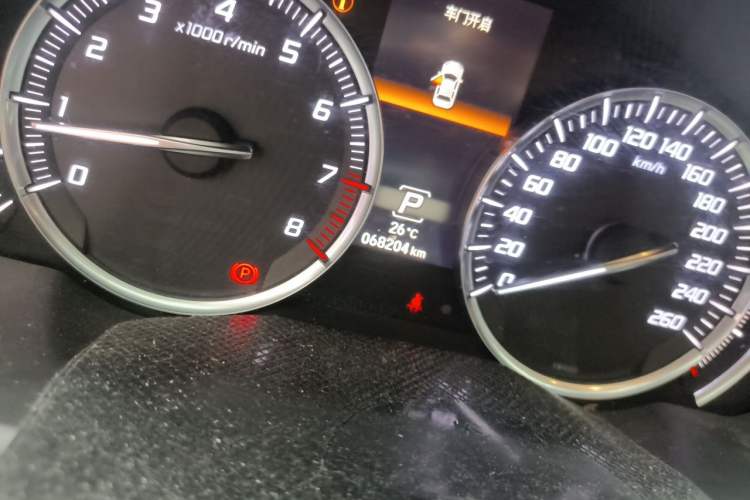 Used Acura TLX-L 2018 2.4L Enjoy Edition Odometer Close Up