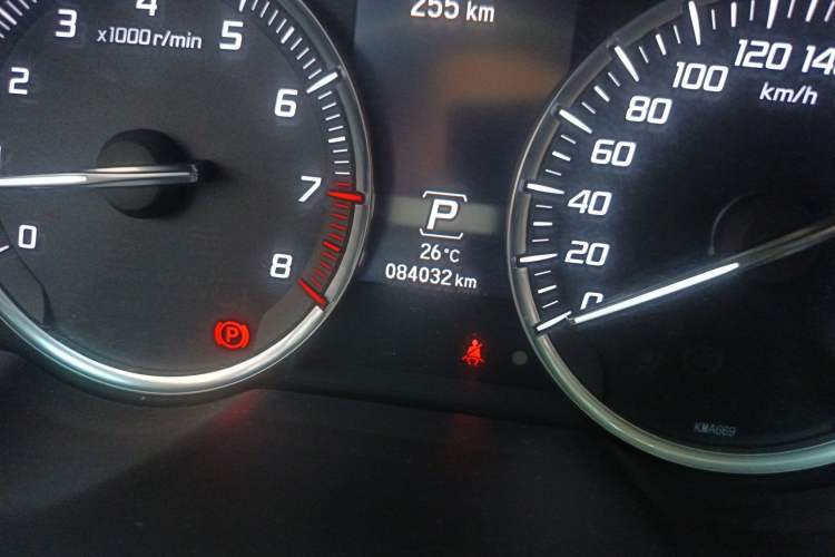Used Acura TLX-L 2018 2.4L Deluxe Edition Odometer Close Up