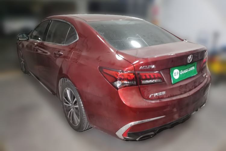Used Acura TLX-L 2018 2.4L Deluxe Edition Rear Left 45 Deg