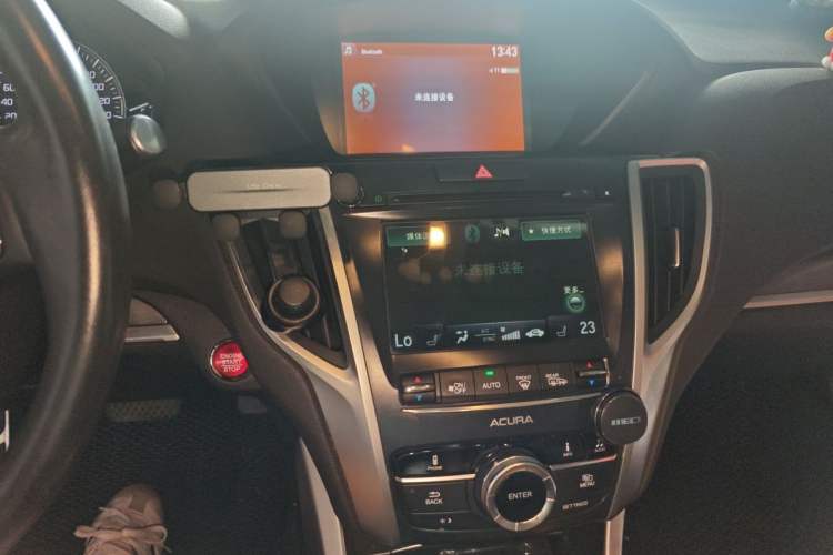 Used Acura TLX-L 2018 2.4L Deluxe Edition Audio And AC Panel