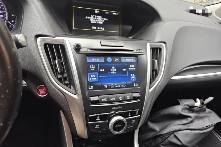Used Acura TLX-L 2018 2.4L Comfort Edition Audio And AC Panel