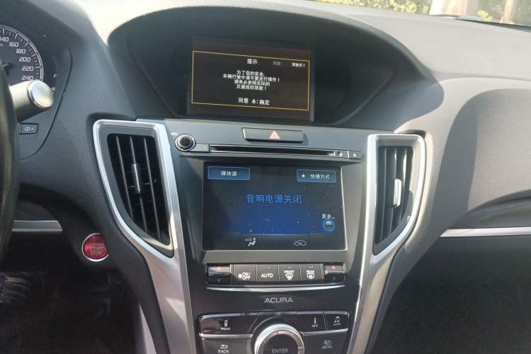 Used Acura TLX-L 2018 2.4L Comfort Edition Audio And AC Panel