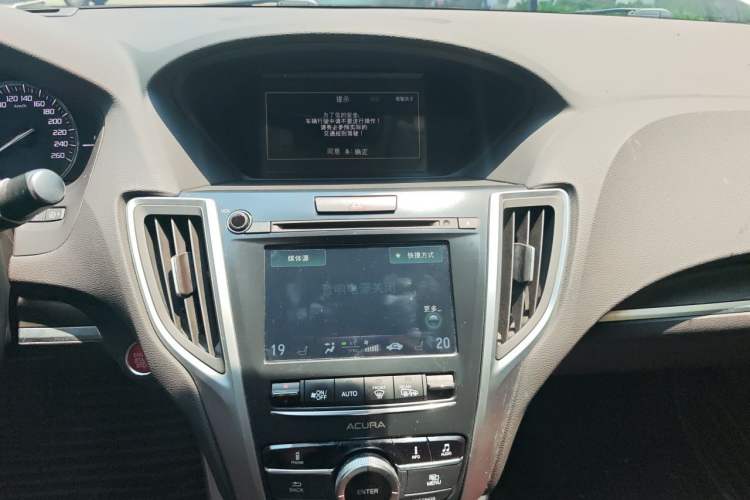 Used Acura TLX-L 2018 2.4L Enjoy Edition Audio And AC Panel