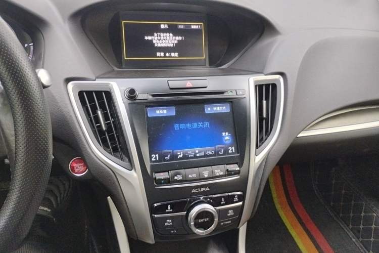 Used Acura TLX-L 2018 2.4L Enjoy Edition Audio And AC Panel