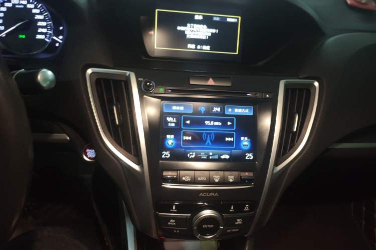 Used Acura TLX-L 2018 2.4L Comfort Edition Audio And AC Panel