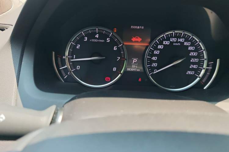 Used Acura TLX-L 2018 2.4L Enjoy Edition Odometer Close Up