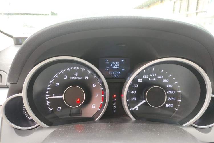 Used Acura ZDX 2012 3.7 Standard Edition Odometer Close Up