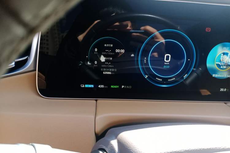 Used AION LX 2019 80 Odometer Close Up