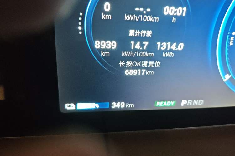 Used AION LX 2019 80 Odometer Close Up