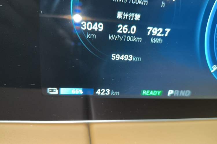 Used AION LX 2019 80 Odometer Close Up
