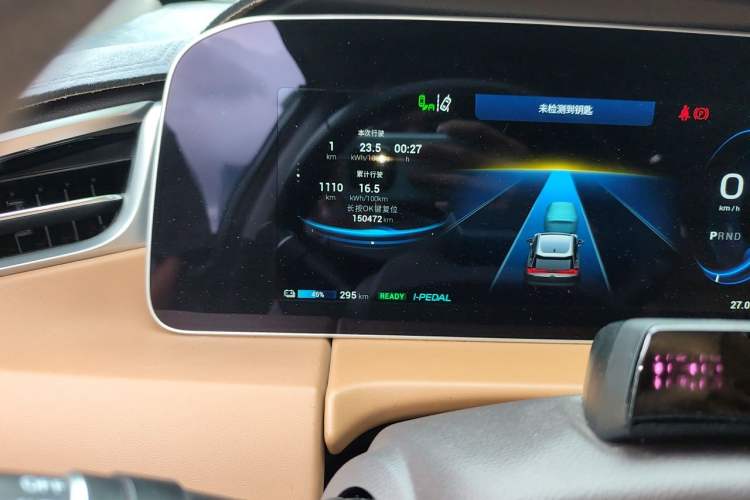 Used AION LX 2019 80 Odometer Close Up