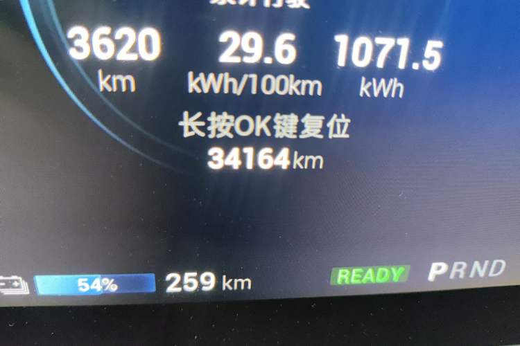 Used AION LX 2019 60 Odometer Close Up