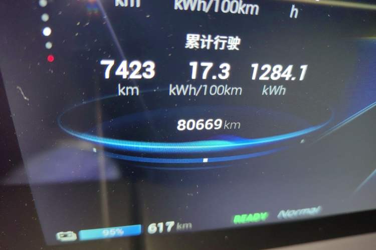 Used AION LX 2019 80 Odometer Close Up