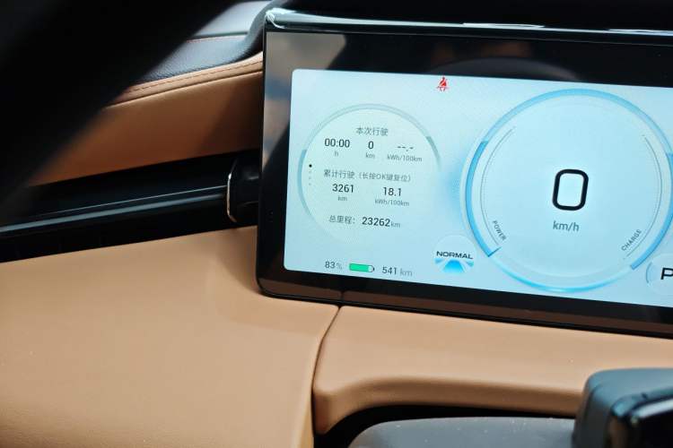 Used AION LX 2022 Plus 80 Smart Premium Edition Odometer Close Up