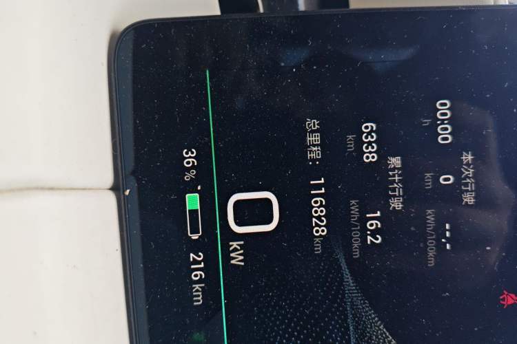 Used AION LX 2022 Plus 80D Flagship Edition Odometer Close Up