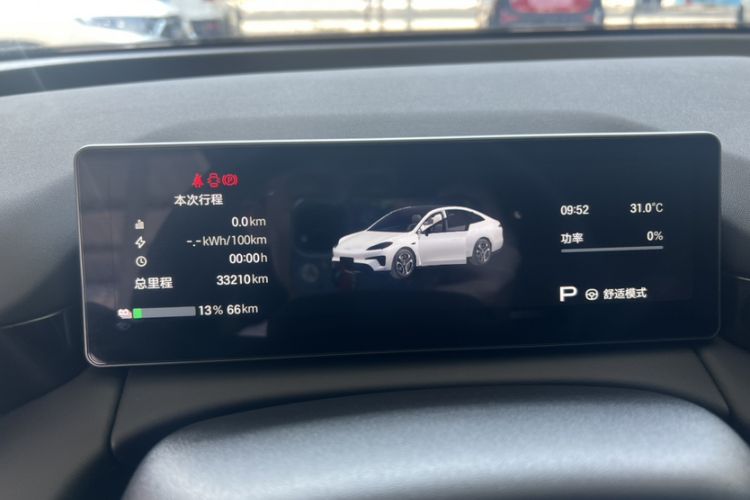 Used AION RT 2025 520 Smart Luxury Edition Odometer Close Up