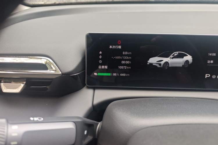 Used AION RT 2025 520 Smart Luxury Edition Odometer Close Up