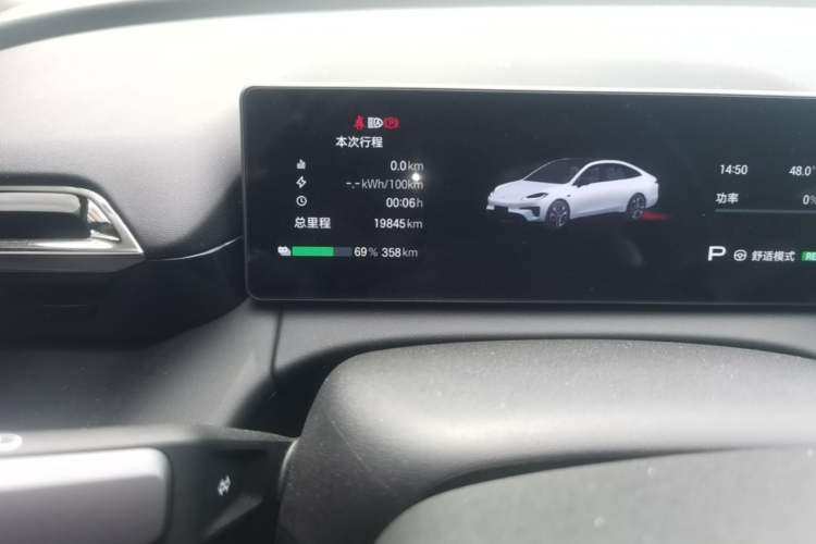 Used AION RT 2025 650 LiDAR Edition Odometer Close Up