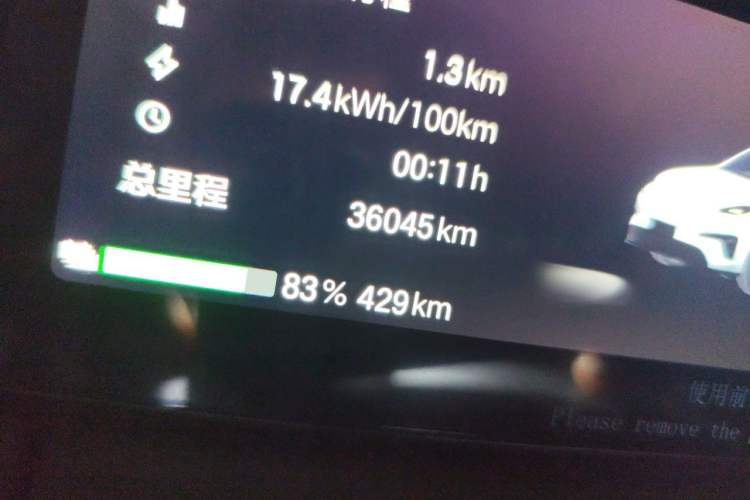 Used AION RT 2025 650 LiDAR Edition Odometer Close Up