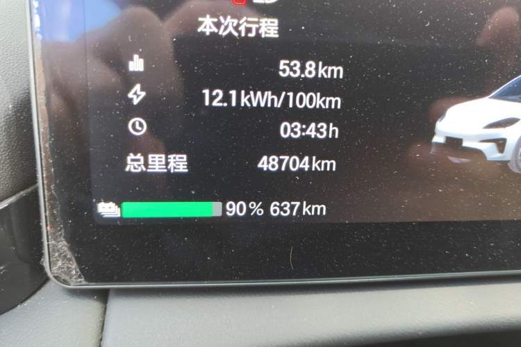 Used AION RT 2025 650 LiDAR Edition Odometer Close Up