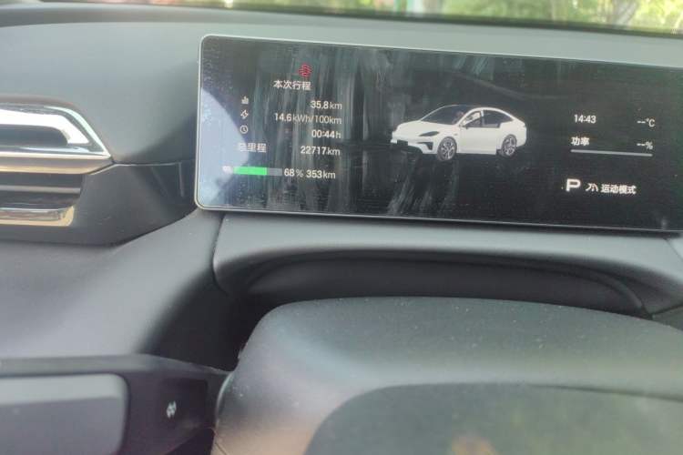 Used AION RT 2025 650 Zhijihao Edition Odometer Close Up