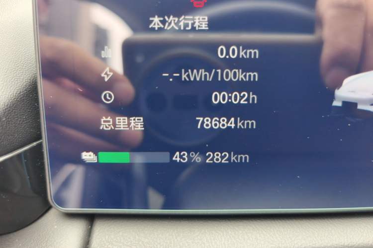 Used AION RT 2025 650 Smart Edition Odometer Close Up