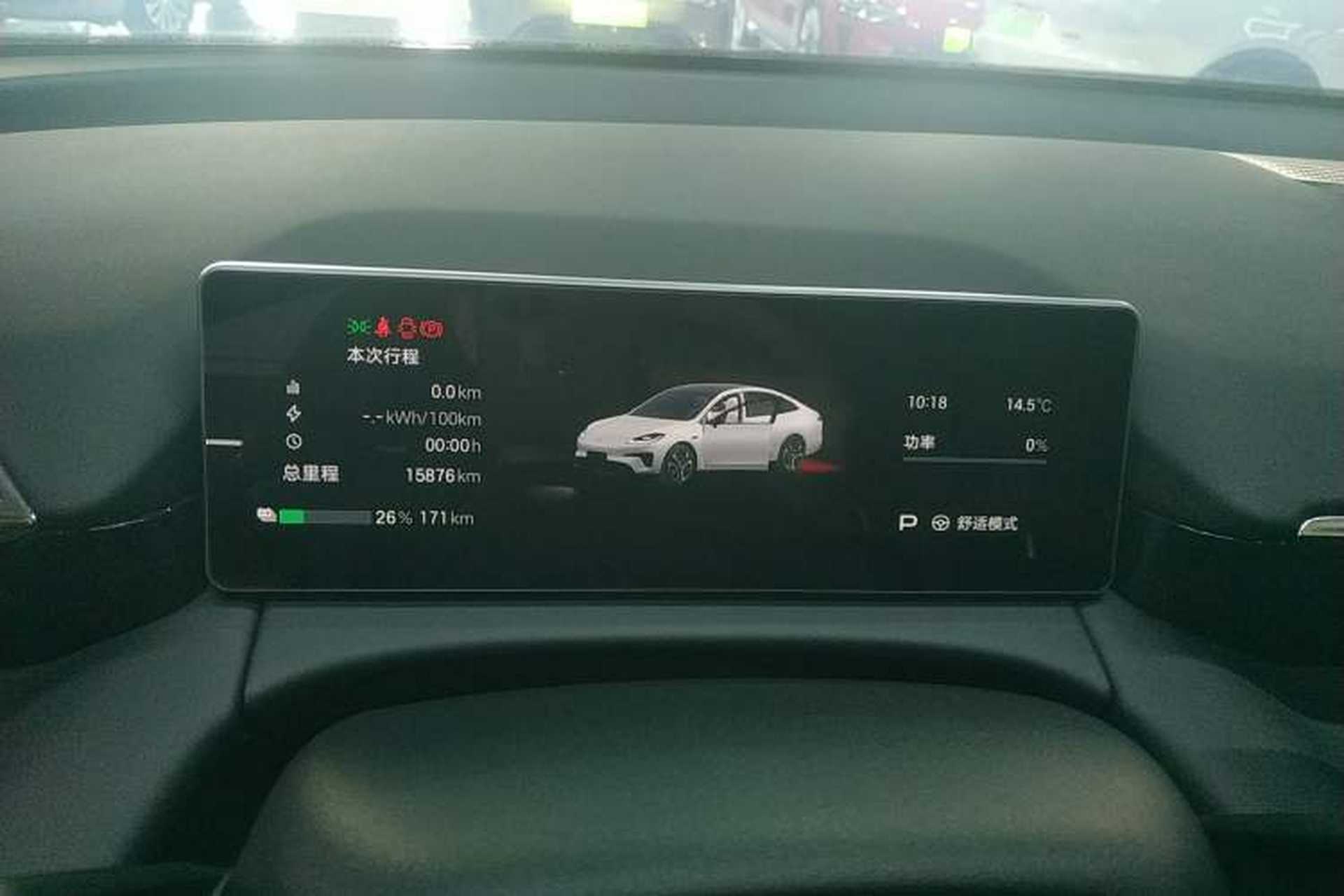 Used AION RT 2025 650 LiDAR Edition Instrument Cluster