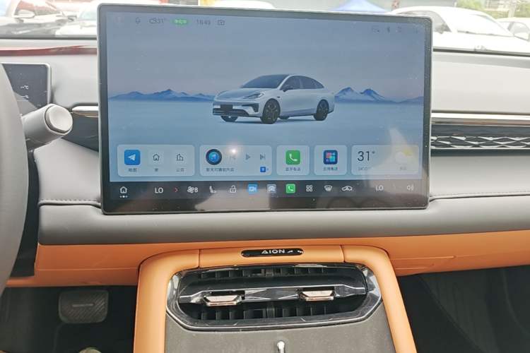 Used AION RT 2025 520 Smart Luxury Edition Audio And AC Panel