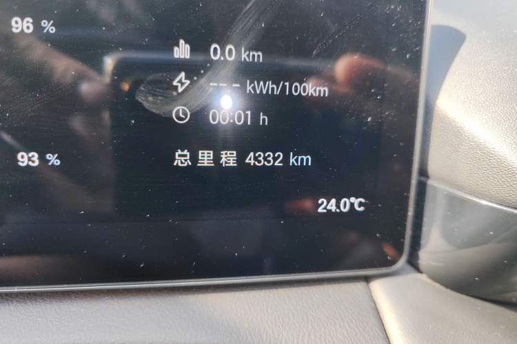 Used AION RT 2025 520 Smart Enjoy Edition Odometer Close Up