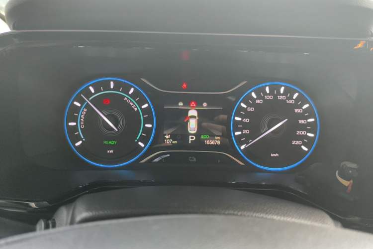 Used AION S 2020 Meizu 580 Odometer Close Up