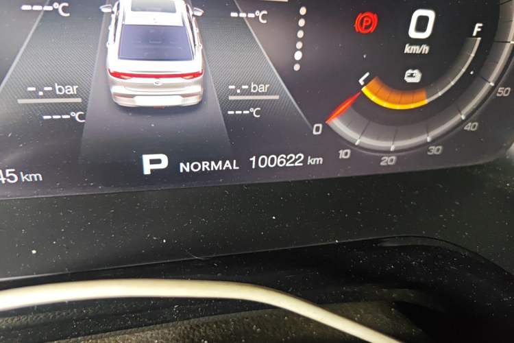 Used AION S 2019 Meizu 630 Safety Smart Drive Edition Odometer Close Up