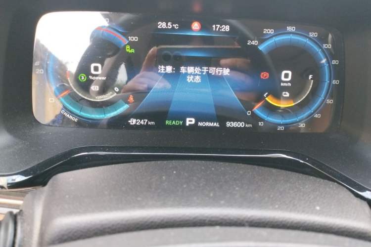 Used AION S 2019 Max 630 Odometer Close Up