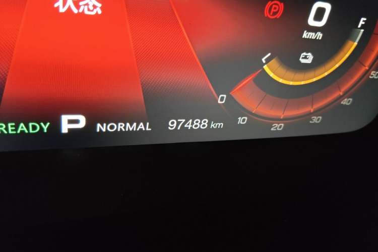 Used AION S 2019 Meizu Evo 630 Odometer Close Up