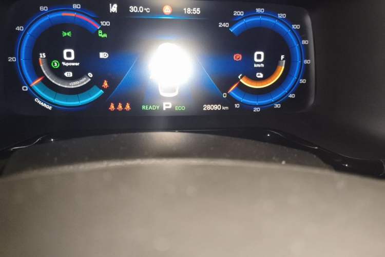 Used AION S 2019 Max 630 Odometer Close Up