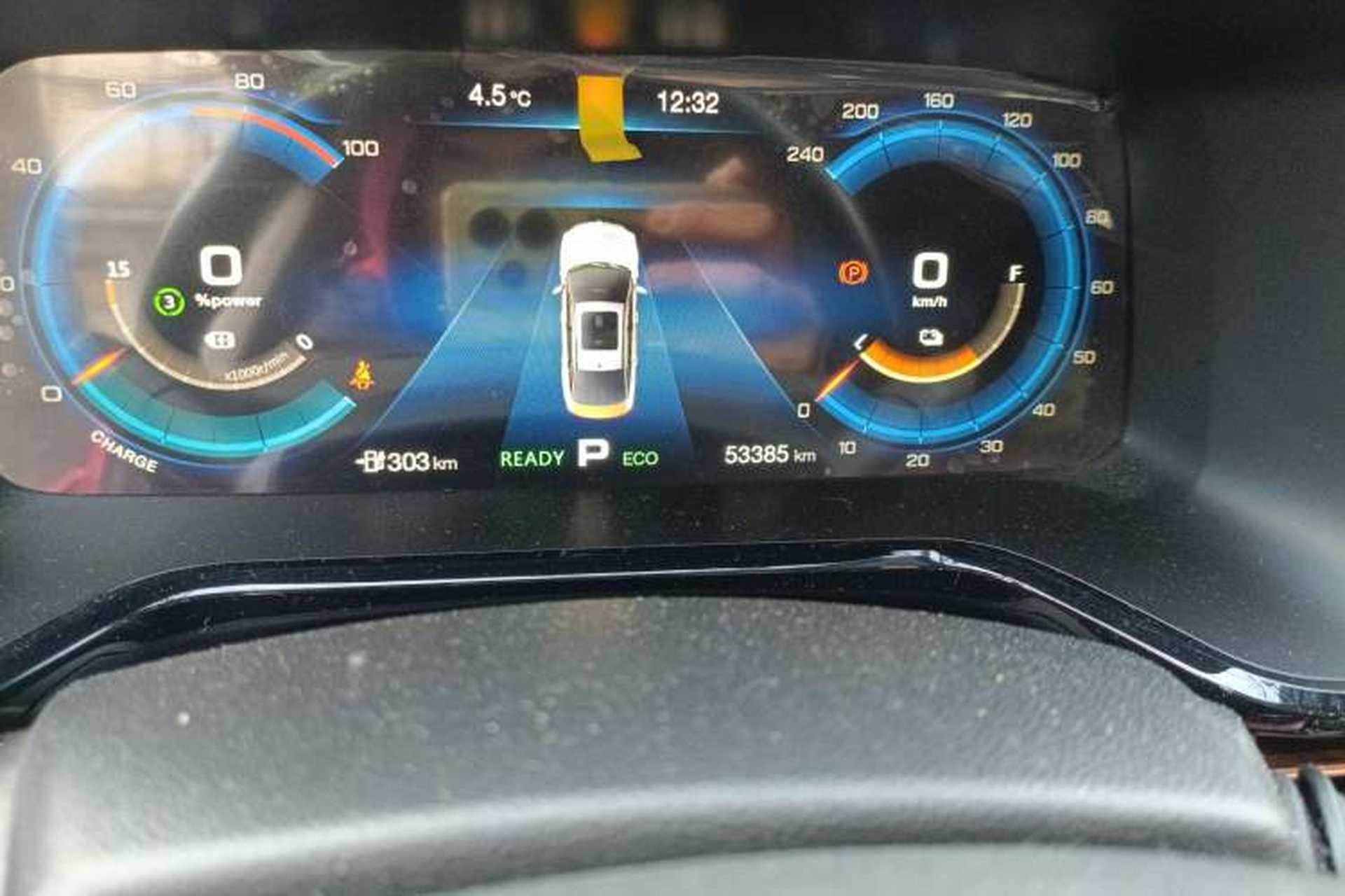 Used AION S 2019 Meizu Evo 630 Odometer Close Up