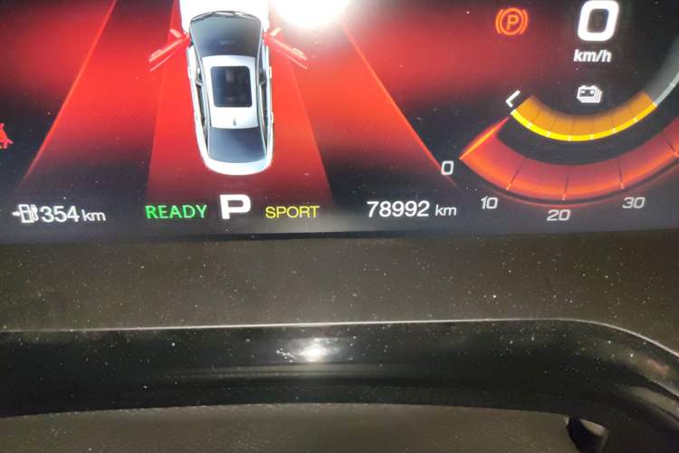 Used AION S 2019 Meizu Evo 630 Odometer Close Up